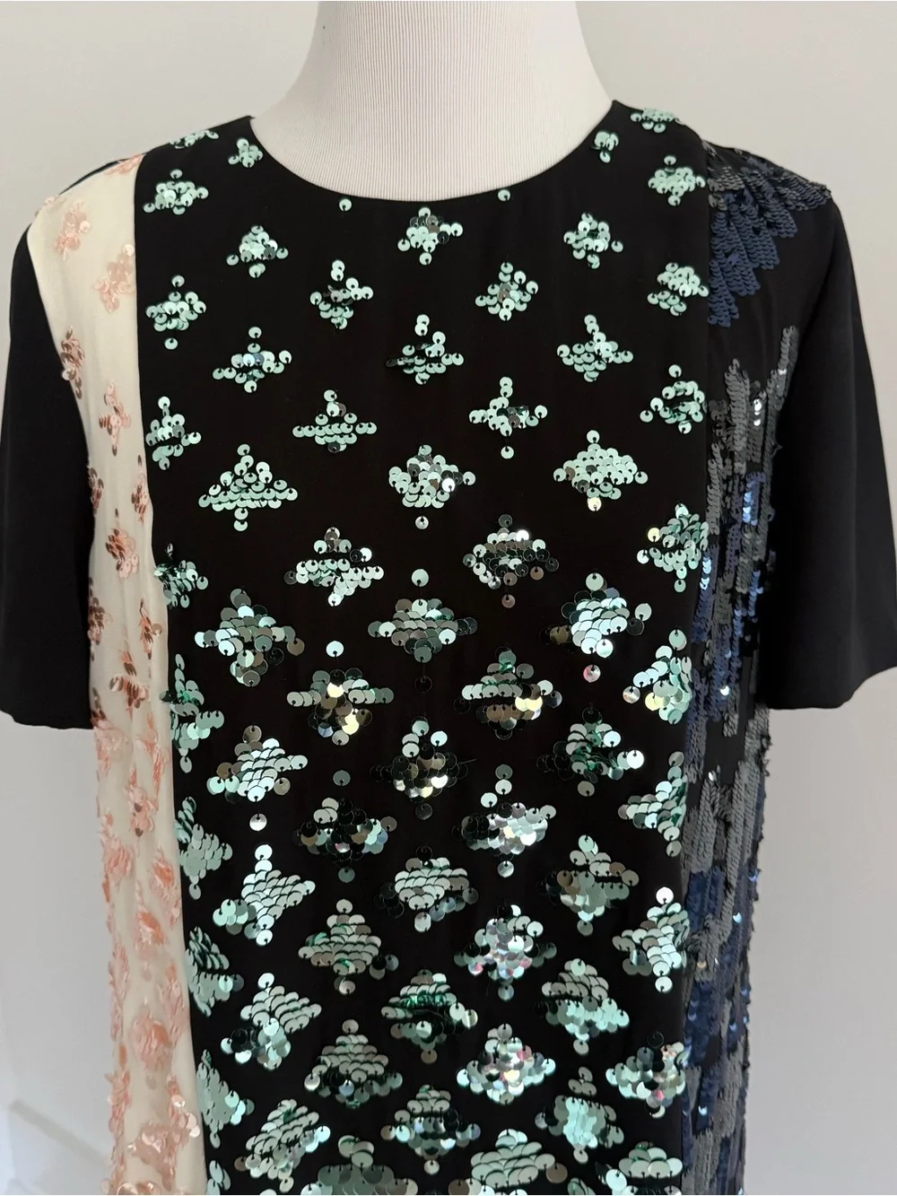 New! Tory Burch Sequin Panel Dress - size 2